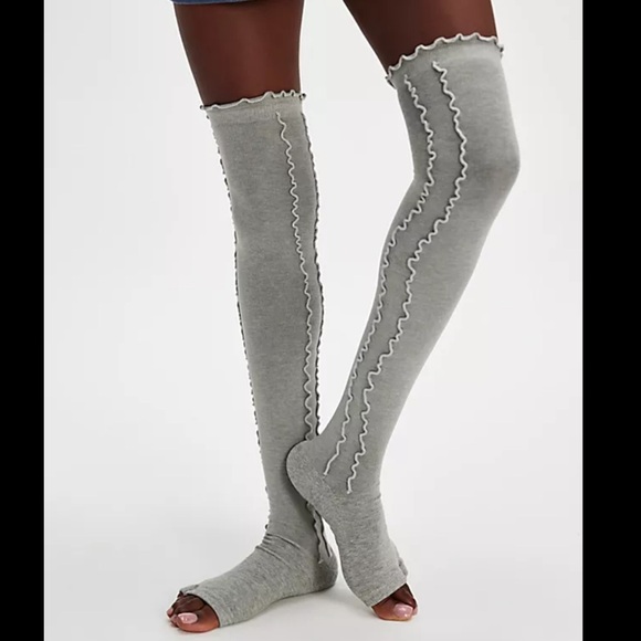 free people movement Accessories - FP Movement by Free People Gray Over-the-Knee Socks